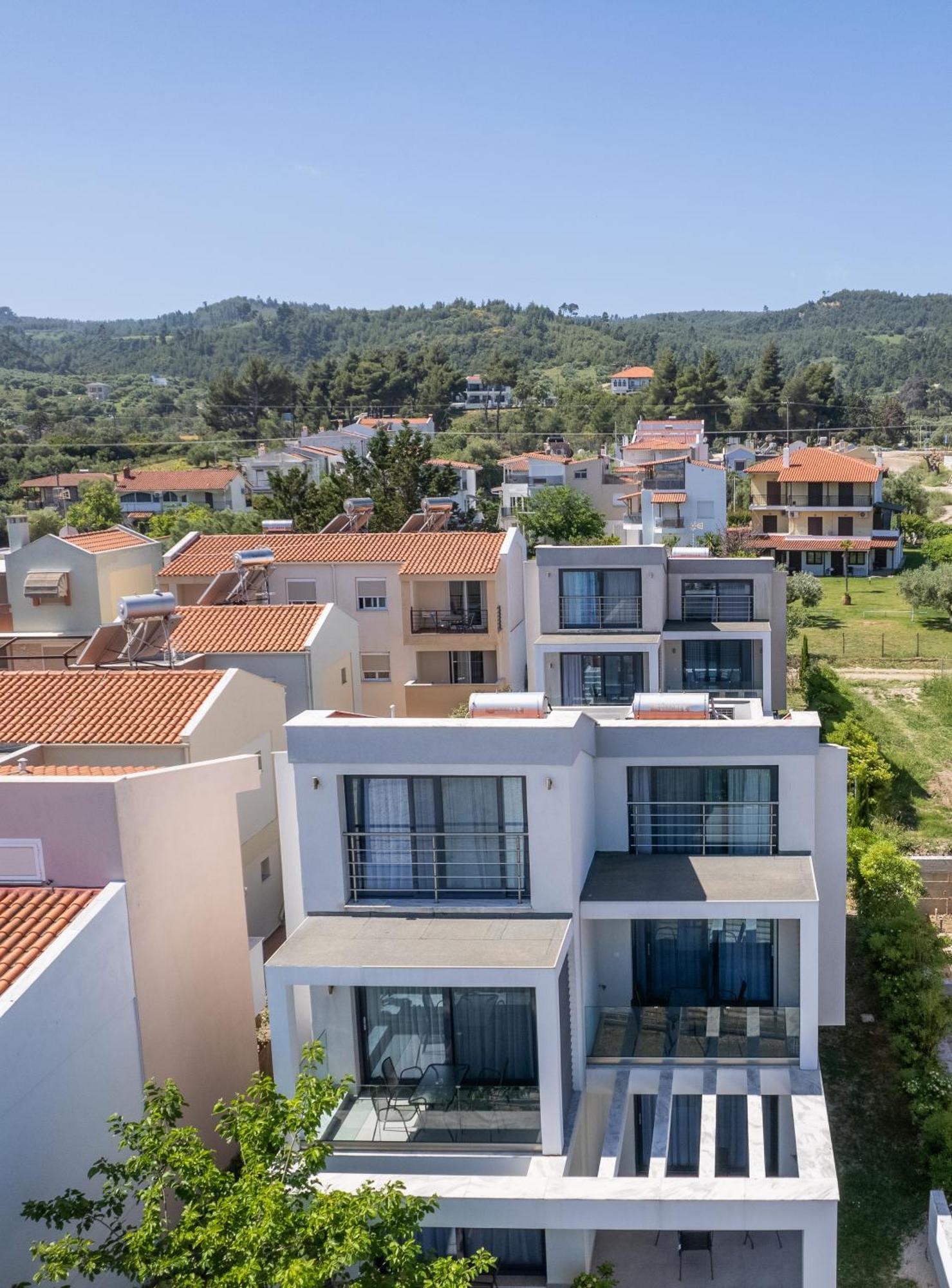 Cavo Blue Coastal Living Apartman Políhrono Kültér fotó
