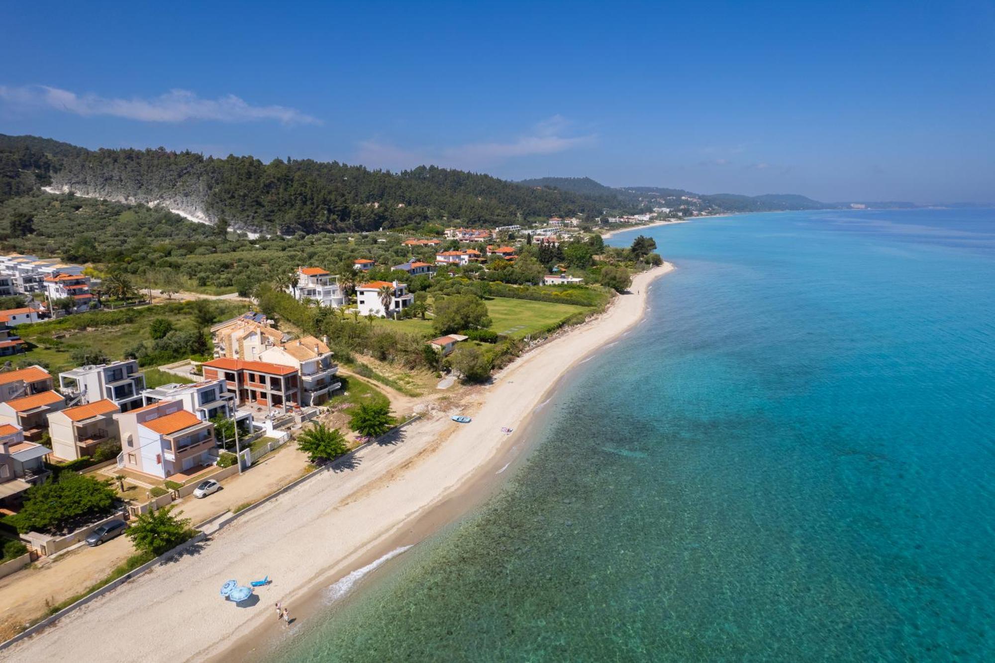 Cavo Blue Coastal Living Apartman Políhrono Kültér fotó
